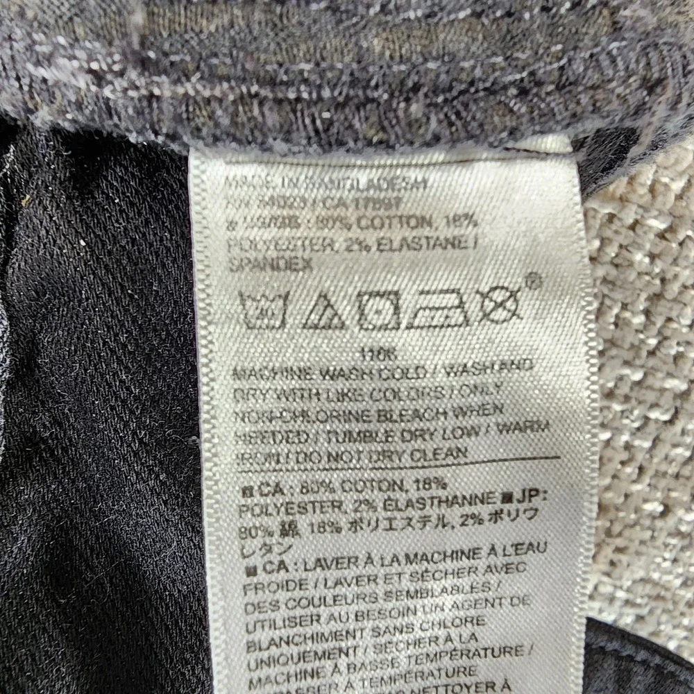 Banana Republic Travel Jean Slim Fit‎ Mens 32 (33x30) Charcoal Gray Stretch EUC